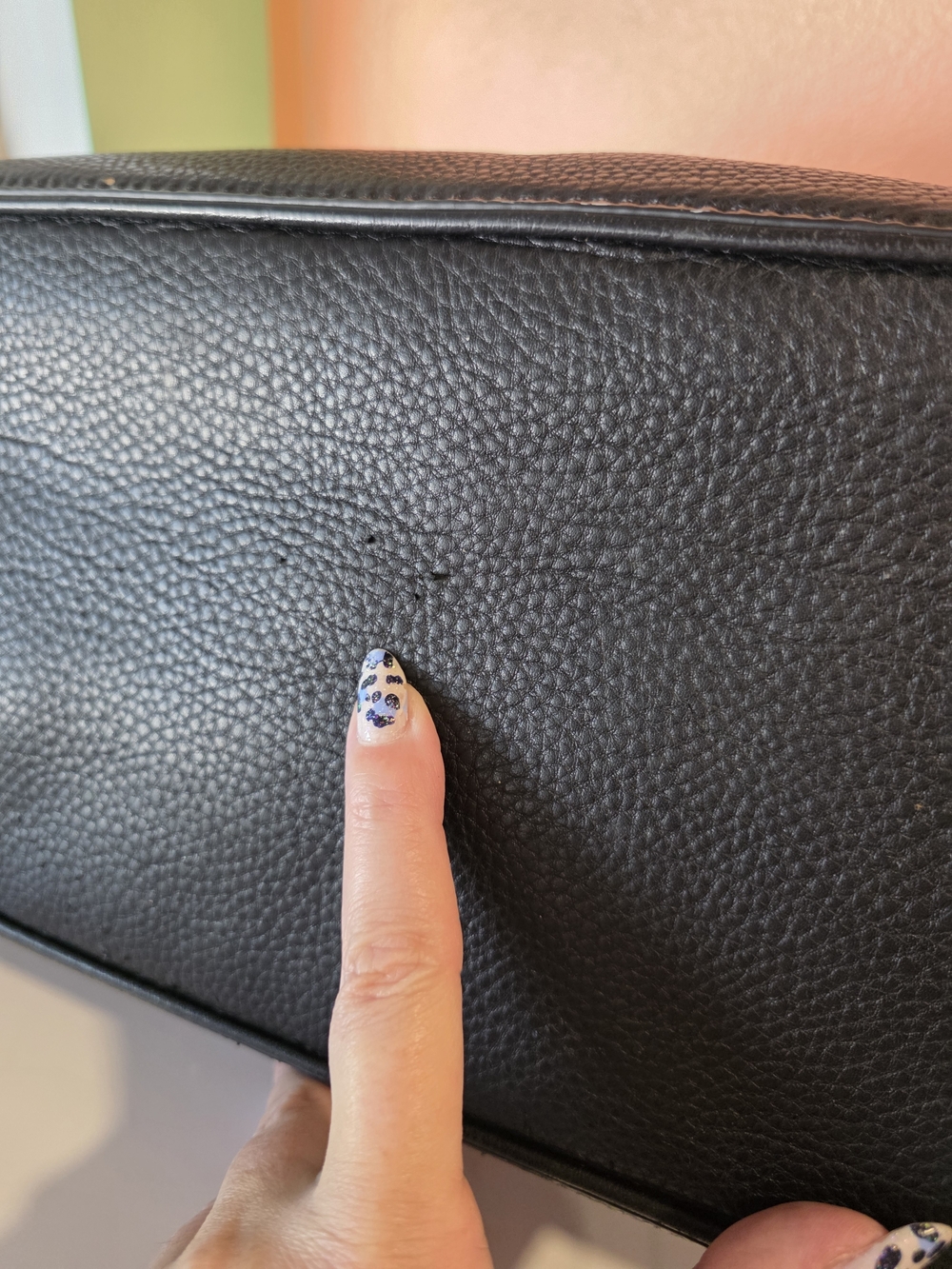Tory Burch Black Pebbled Leather Tote Luxury Minimalist Chic Preppy Handbag - Picture 12 of 16